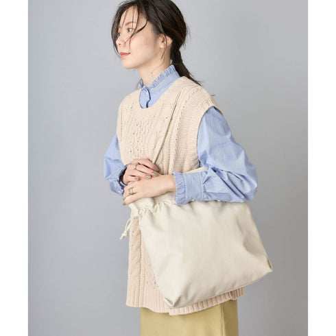 Legato Largo Washable Drawstring A4 Tote Bag